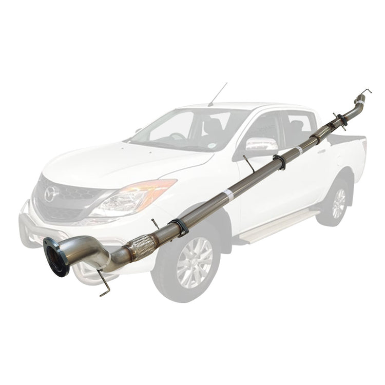 ESA | 3" Turbo Back Exhaust | Mazda BT50 UP UR 3.2L 2011 - 9/2016 | MZ248-HO