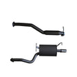 Manta | 2.5" Cat Back Exhaust System with Hotdog/Muffler | Ford Falcon BA BF 6 Cylinder Sedan 2002–2008