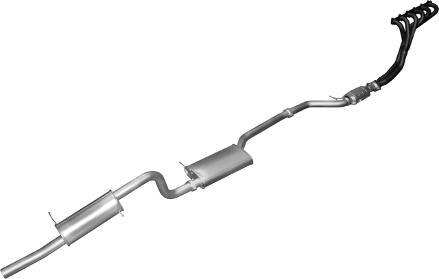 Manta | 2.5in Single Full System with Muffler/Muffler | Ford Falcon BA BF 6 Cylinder Ute 2002–2008
