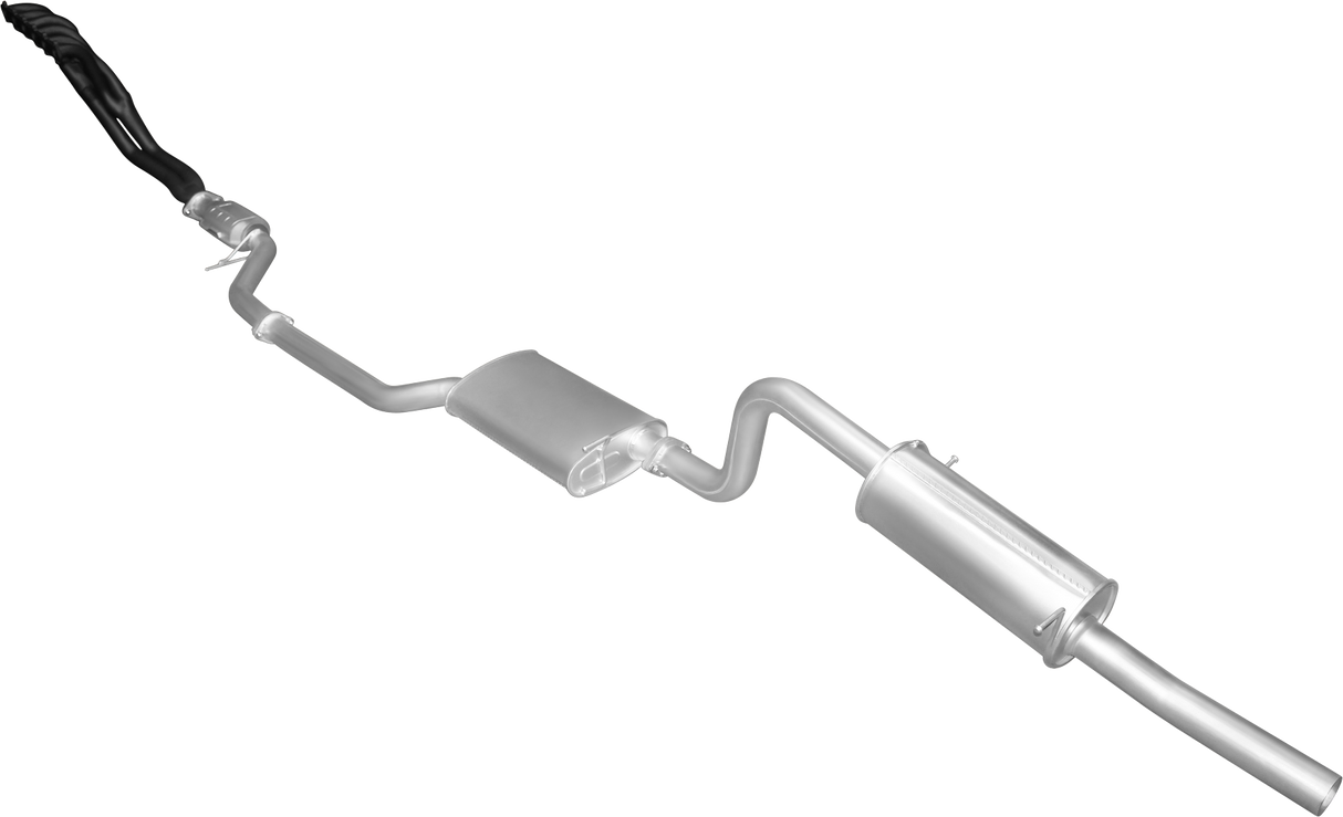 Manta | 2.5in Single Full System with Muffler/Muffler | Ford Falcon BA BF 6 Cylinder Ute 2002–2008