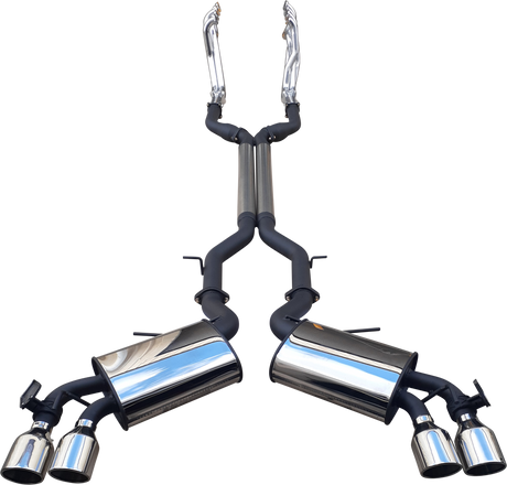 Manta | Twin 3" Full Exhaust System with 1 7/8" Headers | Chevrolet Camaro 6th Gen 6.2L V8 Coupe | 2016–2022