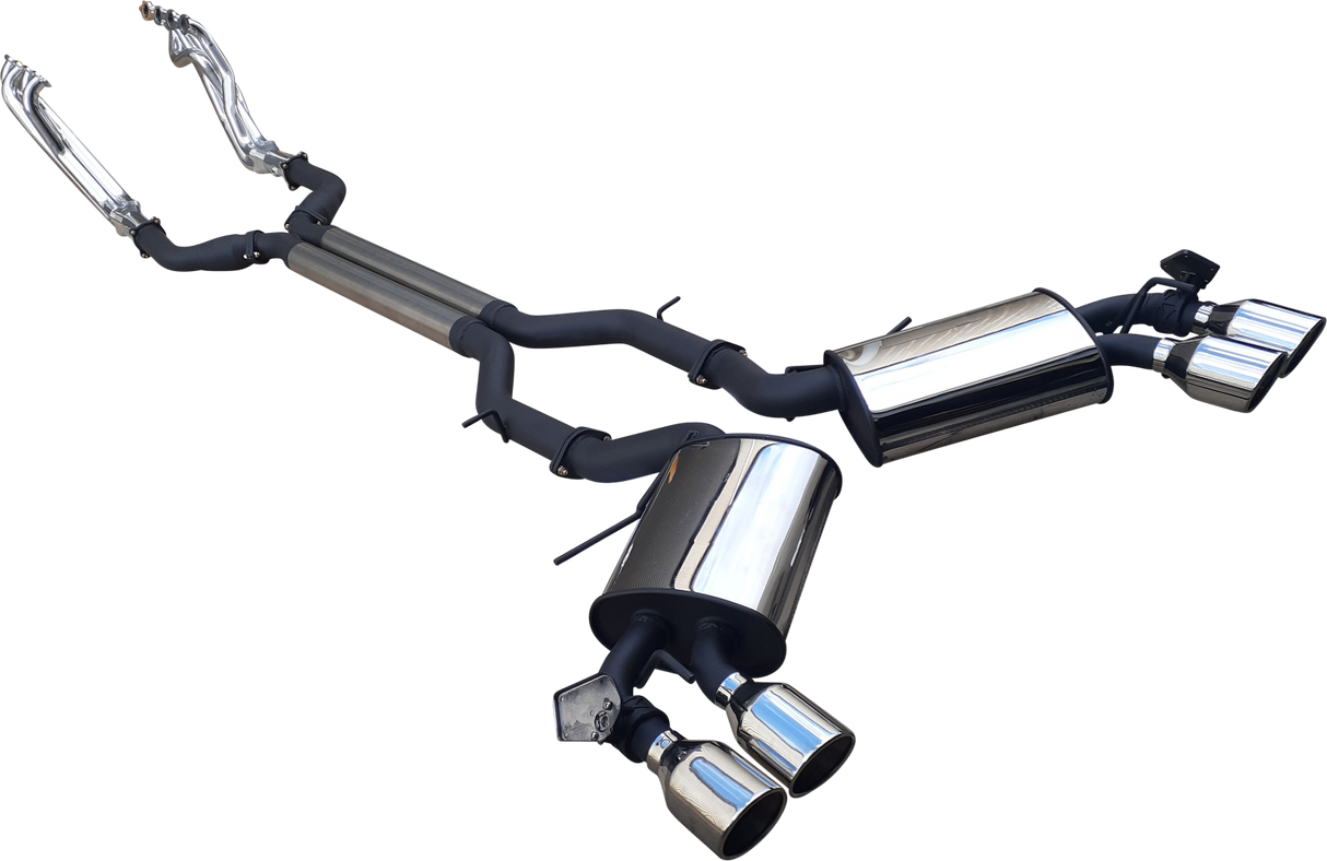 Manta | Twin 3" Full Exhaust System with 1 7/8" Headers | Chevrolet Camaro 6th Gen 6.2L V8 Coupe | 2016–2022