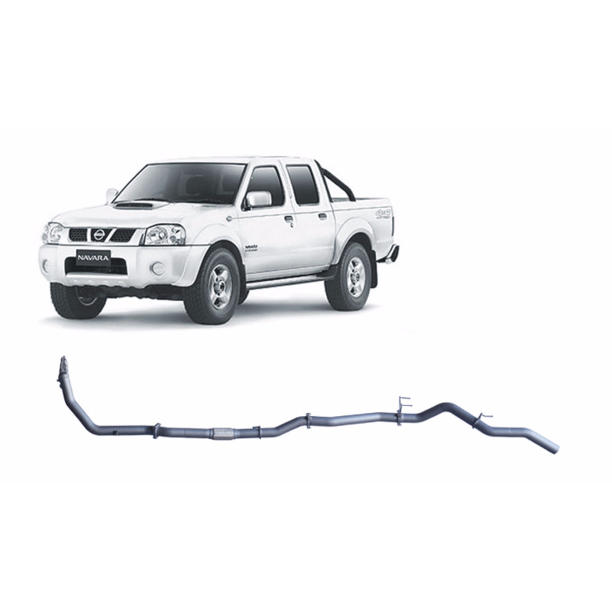 Redback Extreme Duty - Nissan Navara D22 (2001 - 2006) 3.0L Performance Exhaust