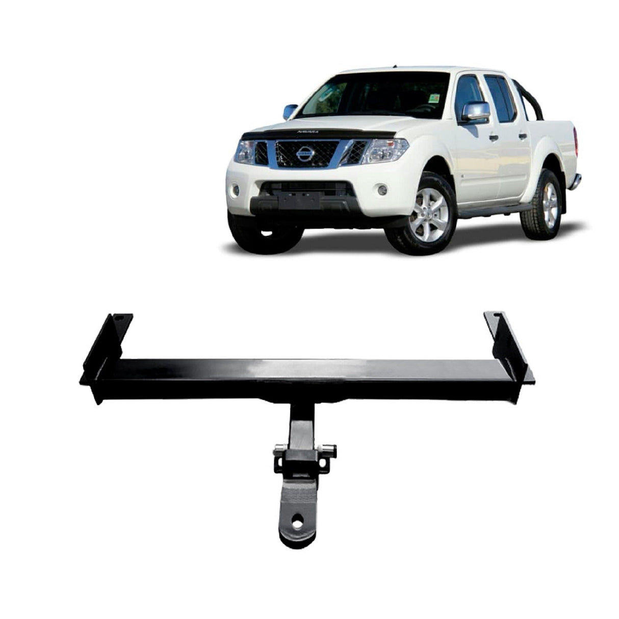BTA Nissan Navara D40 2WD and 4WD Tray No Bumper (10/2005 – 04/2015) Heavy Duty Towbar 3000/300kg Capacity