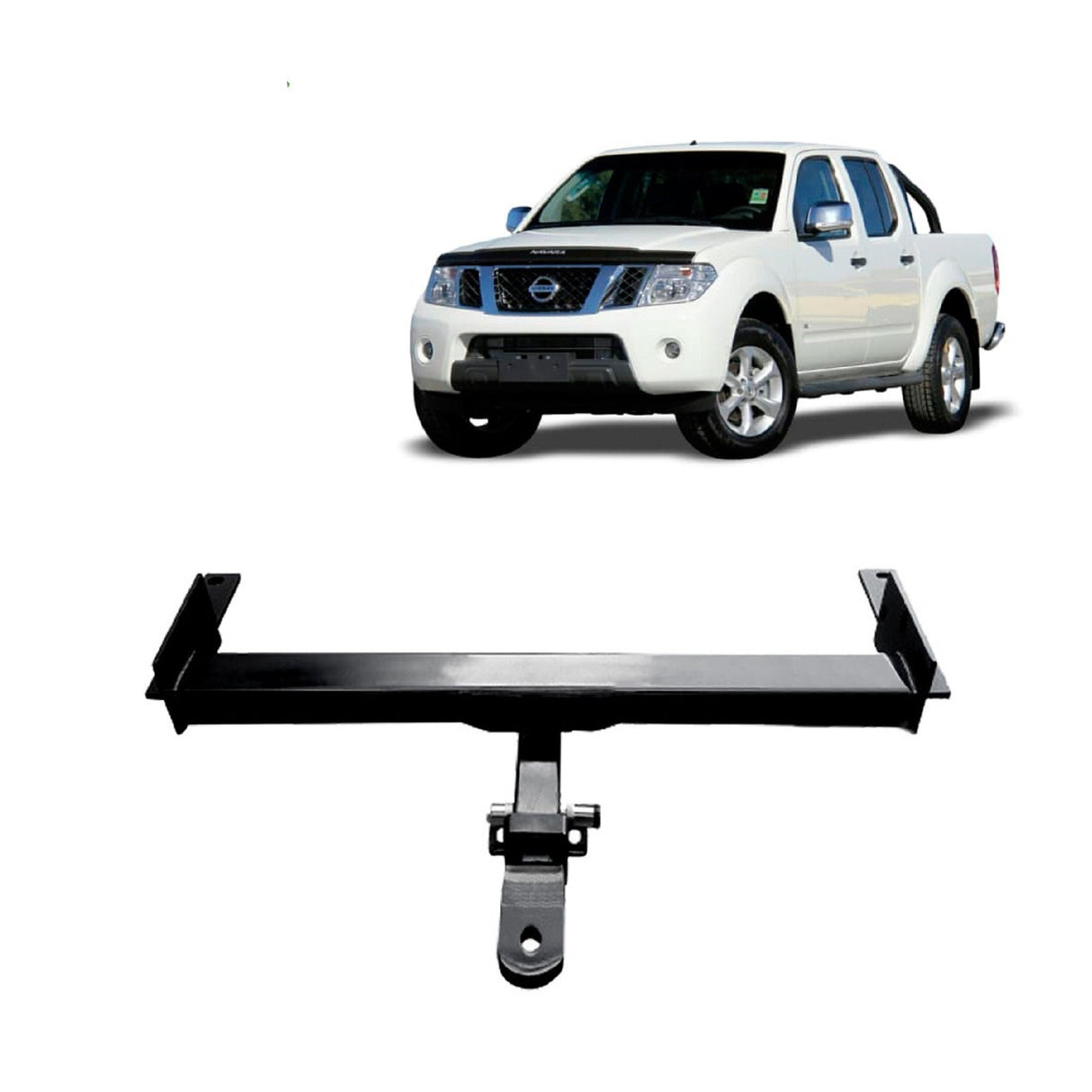 BTA Nissan Navara D40 2WD and 4WD Ute with Bumper (10/2005 – 04/2015) Heavy Duty Towbar 3000/300kg Capacity