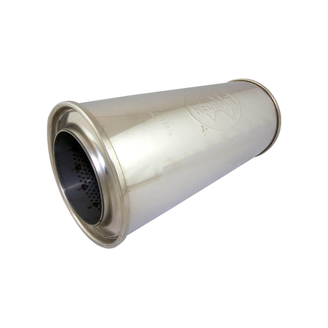 Redback - 3.5" Muffler Centre/Centre 355x152mm Round 304 Stainless