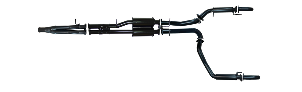 Pacemaker Twin 3" Cat-Back Performance Exhaust System with Rear Resonators for Chevrolet Silverado 1500 6.2L V8 - PP5321-51