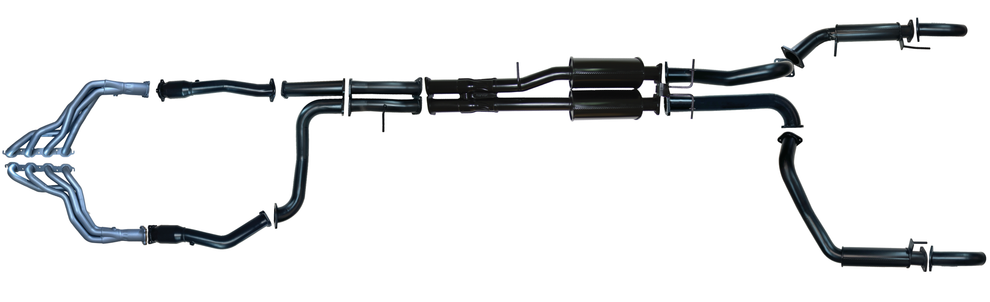 Pacemaker Twin 3" Performance Exhaust System with 4-into-1 Headers & Rear Resonators for Chevrolet Silverado 1500 6.2L V8 - PP5321-53