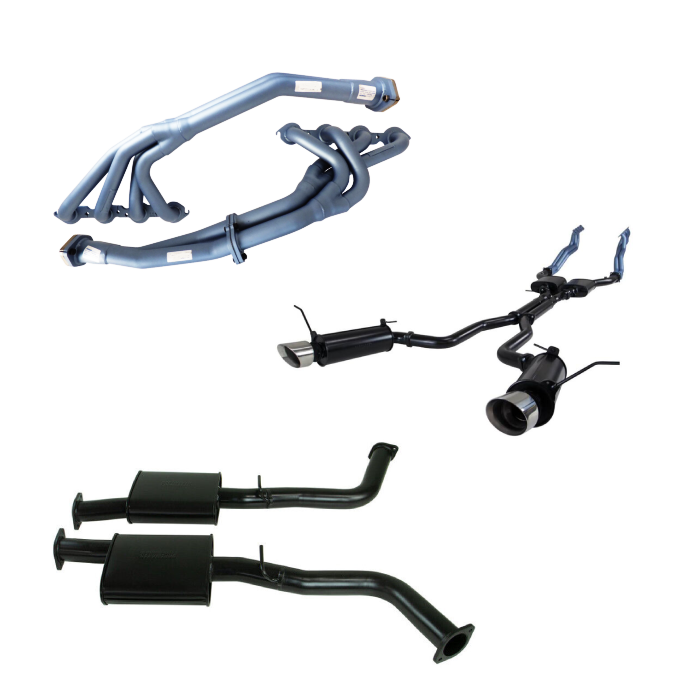 King Brown - Isuzu DMAX 2.5L TD 2011 to current (4JK1-TC TCX/14) - Single 3" with CAT and Centre Pipe Only Kit