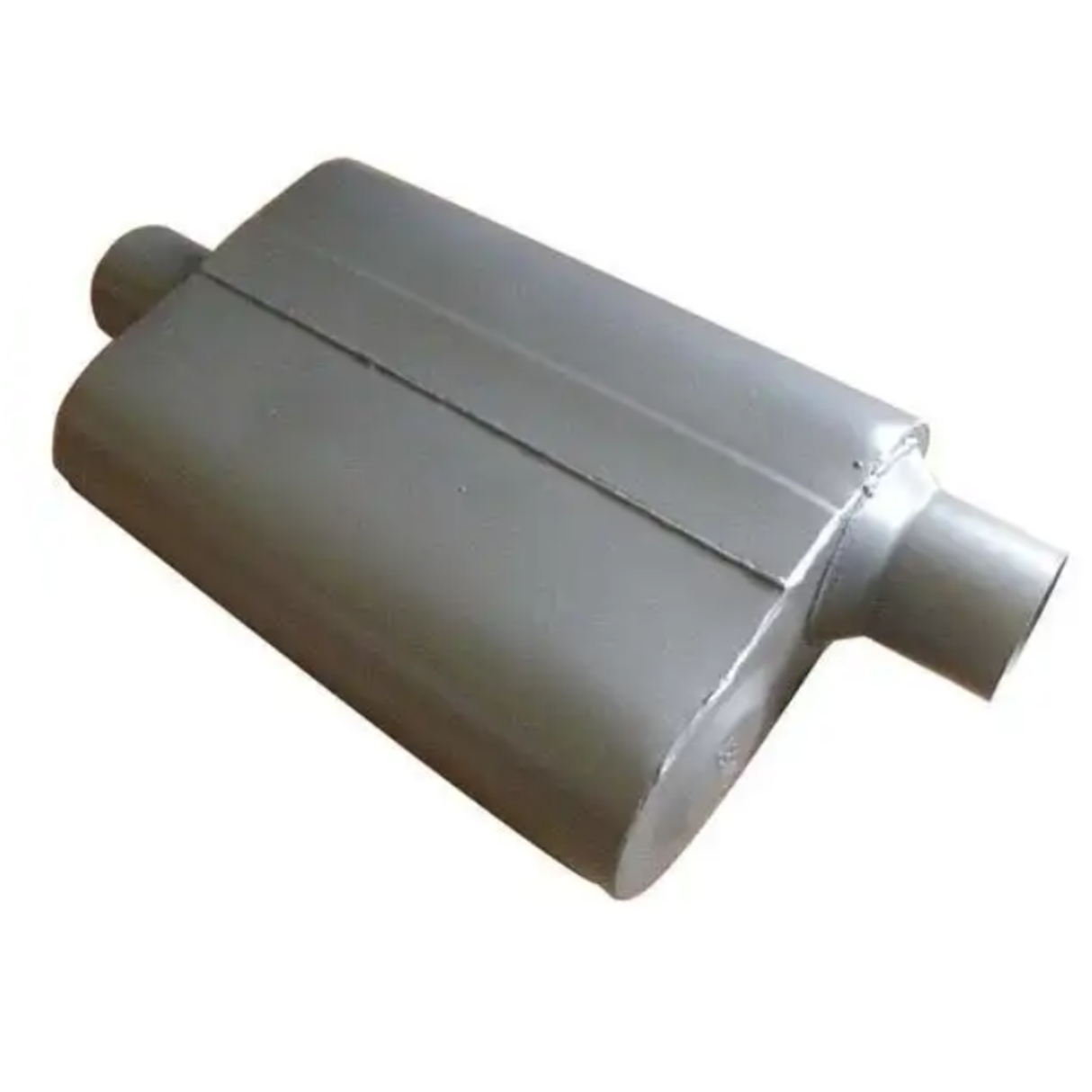Redback - 3" Race Muffler Offset/Centre 14"x9x4 Oval Aluminised Steel