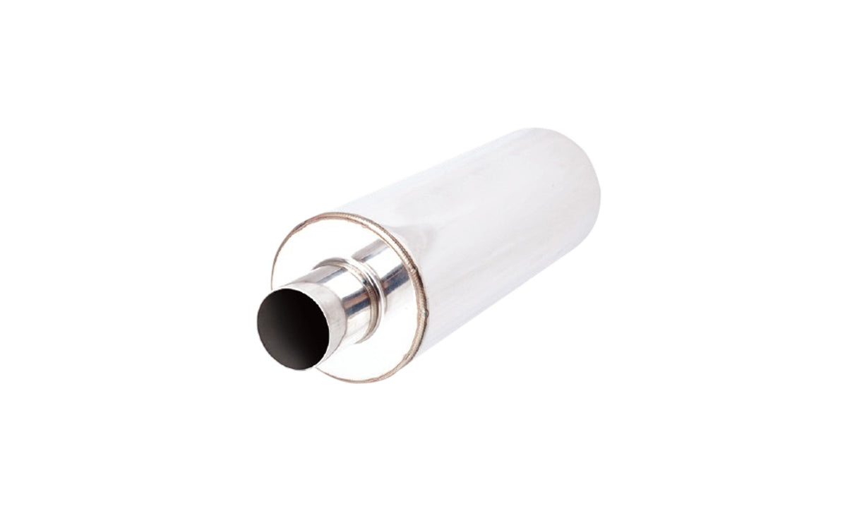 XForce | Universal 3.5" Center 5" Round Muffler Resonator | Stainless Steel 14" Body | RS5-1489