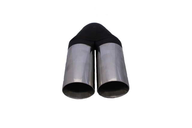 Y Piece Exhaust Tip - 2 1/2" Inch (In) 2 1/2" Inch (Out) 228mm Long