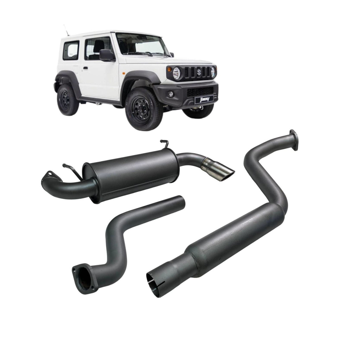 REDBACK EXTREME DUTY | 2.5" Catback Exhaust System | Suzuki Jimny 3 Door 1.5L | SJX70100-CM