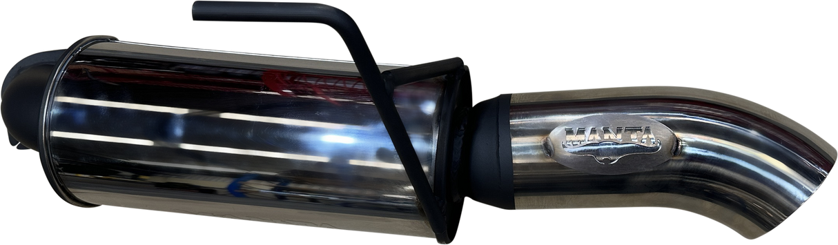 Manta | 3″ Rear Muffler with 4″ Dump Tip | Toyota Landcruiser 300 Series V6 FJA300R Wagon 2021–2025