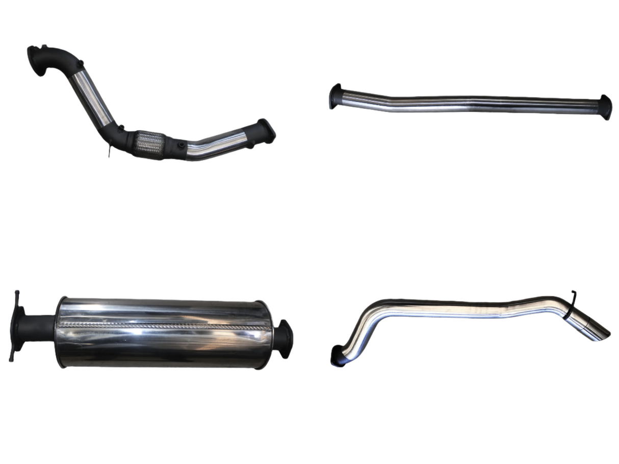 Manta | 3″ Turbo Back Without Cat With Muffler | Ford PX2 Ranger 3.2L Ute 2015–2022