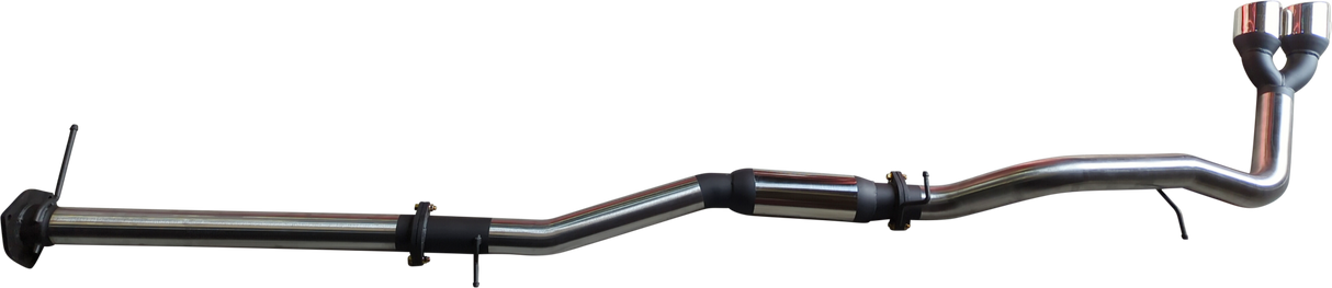 Manta - Ford Ranger Next Gen T6.2 V6 - DPF Back - 3" Single Stainless Exhaust with Twin Tip Side Exit- with Centre Hotdog