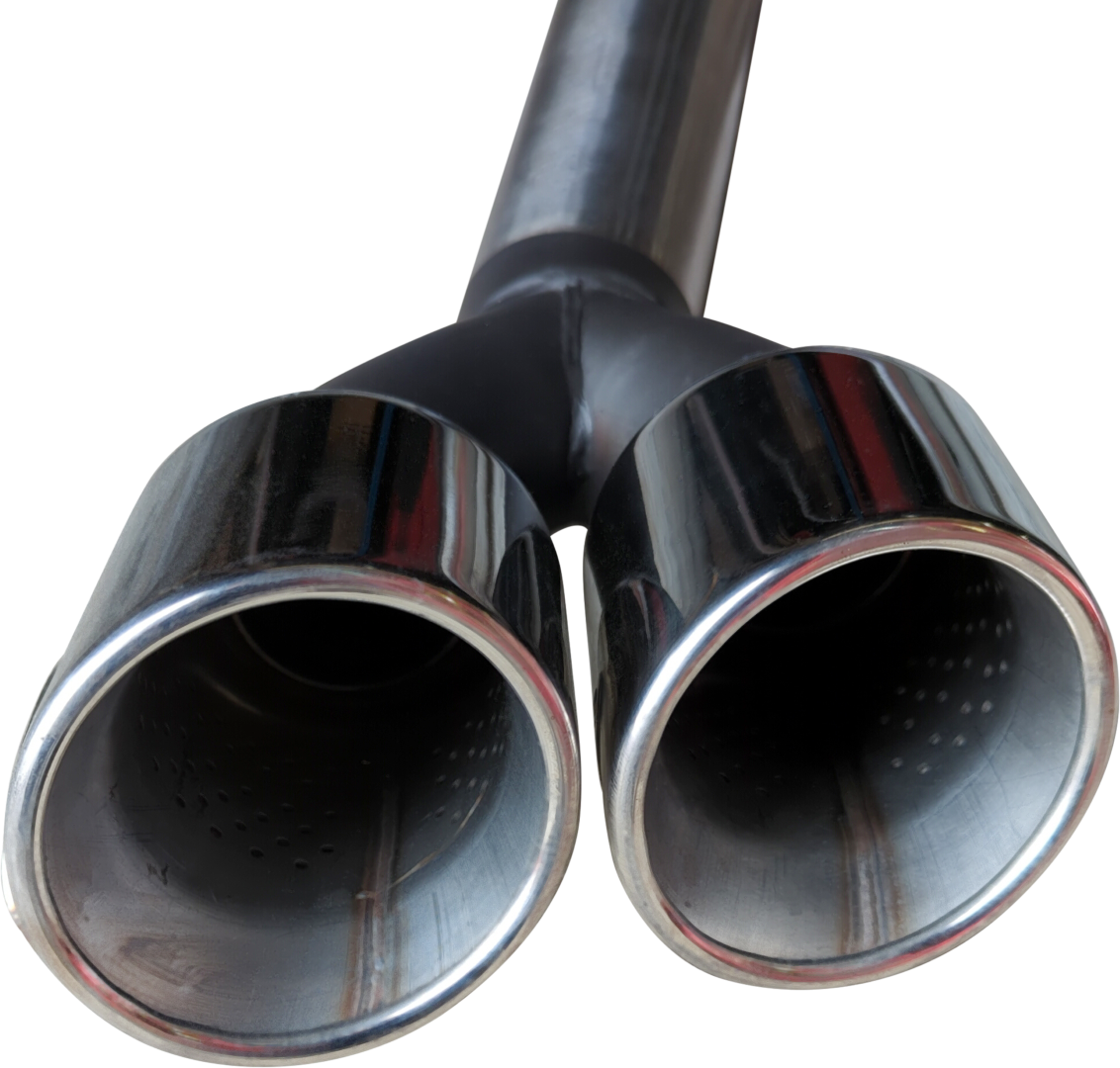 Manta - Ford Ranger Next Gen T6.2 V6 - DPF Back - 3" Single Stainless Exhaust with Twin Tip Side Exit- with Centre Hotdog