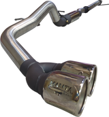 Manta - Ford Ranger Ute Next Gen T6.2 4cyl 2.0 Bi-Turbo (2022-2024) DPF Back - 3" Single Stainless Exhaust with Twin Tip Side Exit - with Centre Hotdog