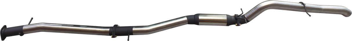 Manta - Ford Ranger Ute Next Gen T6.2 4cyl 2.0 Bi-Turbo (2022-2024) - DPF Back - 3" Single Stainless Exhaust with Tip - with Centre Hotdog