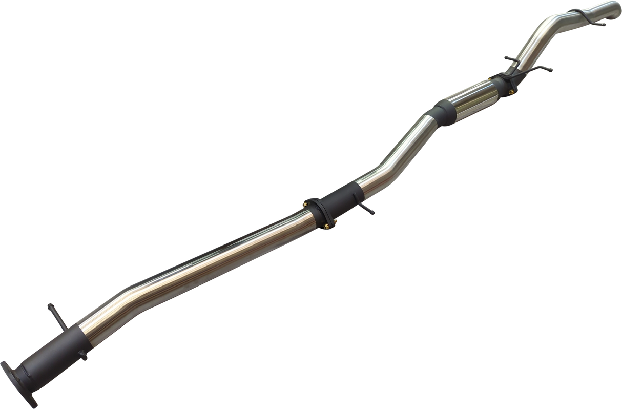Manta - Ford Ranger Ute Next Gen T6.2 4cyl 2.0 Bi-Turbo (2022-2024) - DPF Back - 3" Single Stainless Exhaust with Tip - with Centre Hotdog