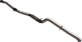 Manta - Ford Ranger Ute Next Gen T6.2 4cyl 2.0 Bi-Turbo (2022-2024) - DPF Back - 3" Single Stainless Exhaust with Tip - with Centre Hotdog