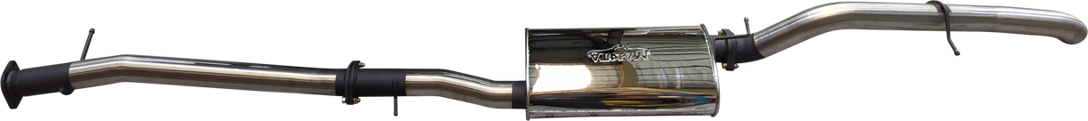 Manta - Ford Ranger Ute Next Gen T6.2 4cyl 2.0 Bi-Turbo (2022-2024) - DPF Back - 3" Single Stainless Exhaust with Single Tip - with Centre Muffler