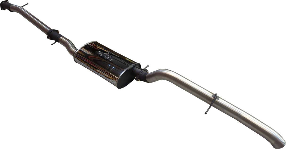 Manta - Ford Ranger Ute Next Gen T6.2 4cyl 2.0 Bi-Turbo (2022-2024) - DPF Back - 3" Single Stainless Exhaust with Single Tip - with Centre Muffler