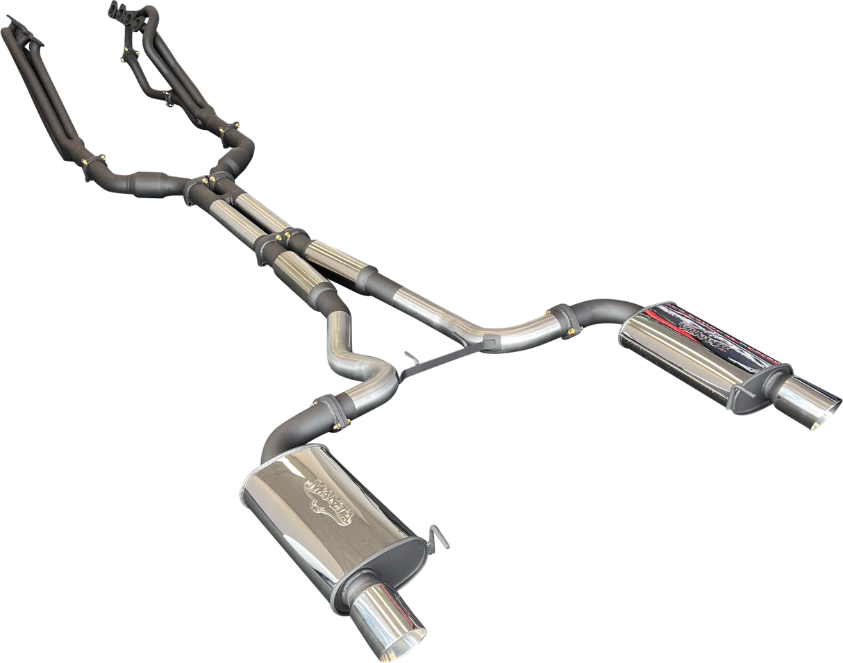 Manta | Twin 3″ Full Exhaust System with 1 7/8″ Headers Twin Tips | Ford Mustang FM S550 5.0L V8 Coupe 2015–2017