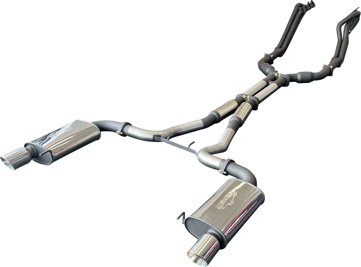 Manta | Twin 3″ Full Exhaust System with 1 7/8″ Headers Twin Tips | Ford Mustang FM S550 5.0L V8 Coupe 2015–2017