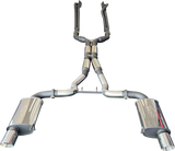 Manta | Twin 3″ Full Exhaust System with 1 7/8″ Headers Hotdog Muffler Twin Tips | Ford Mustang FM S550 5.0L V8 Coupe 2015–2017