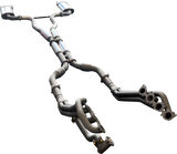 Manta | Twin 3″ Full Exhaust System with 1 7/8″ Headers Hotdog Muffler Twin Tips | Ford Mustang FM S550 5.0L V8 Coupe 2015–2017