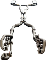 Manta | Twin 3″ Full Exhaust System with 1 7/8″ Headers Hotdog Muffler Twin Tips | Ford Mustang FM S550 5.0L V8 Coupe 2015–2017