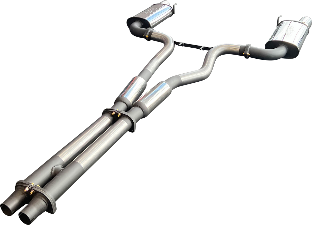 Manta | Twin 3″ Cat Back Exhaust System with Twin Tips | Ford Mustang FM S550 5.0L V8 Fastback Coupe 2015–2017