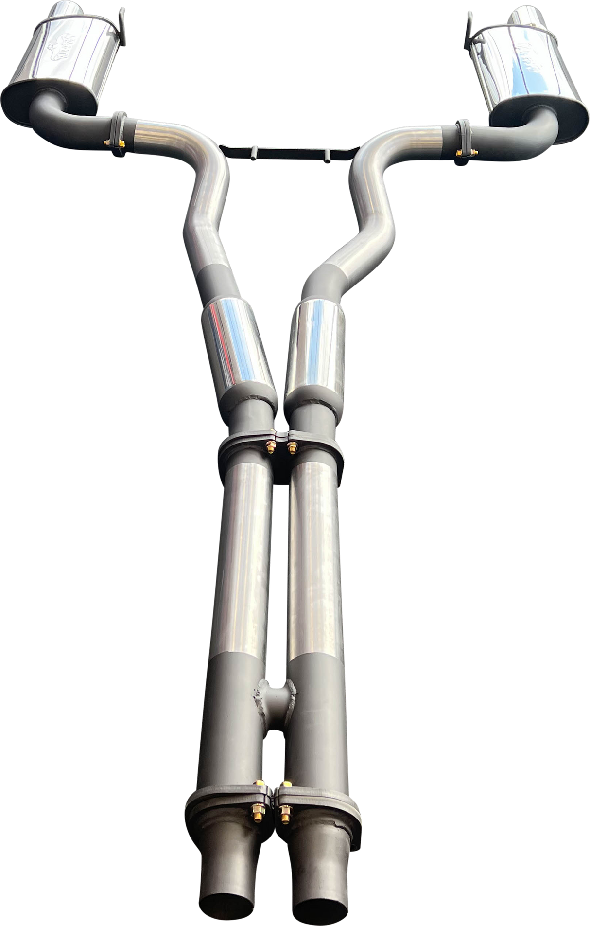 Manta | Twin 3″ Cat Back Exhaust System with Twin Tips | Ford Mustang FM S550 5.0L V8 Fastback Coupe 2015–2017