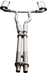 Manta | Twin 3″ Cat Back Exhaust System with Twin Tips | Ford Mustang FM S550 5.0L V8 Fastback Coupe 2015–2017