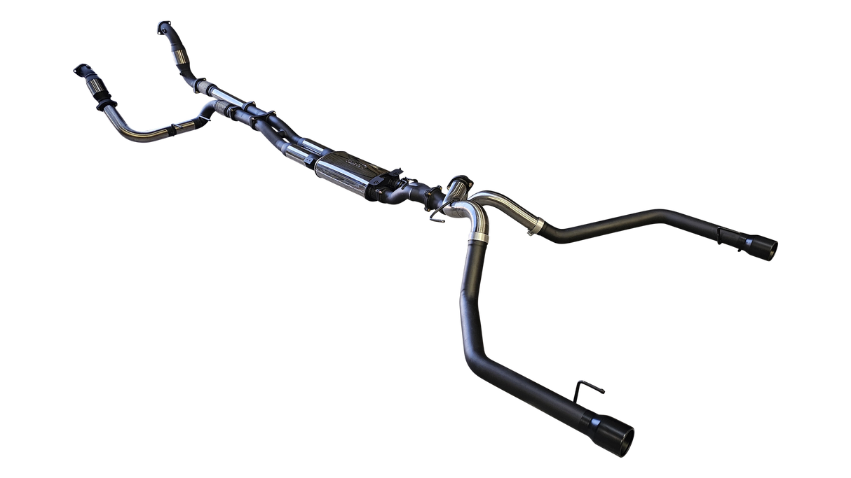 Manta | Twin 3″ Turbo Back Exhaust with Hi-Flow Cats & Bimodal | Ford Ranger Raptor V6 Next Gen 3.0L Twin Turbo Ute 2022–2025