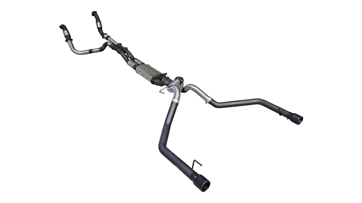 Manta | Twin 3″ Turbo Back Exhaust with Hi-Flow Cats & Bimodal | Ford Ranger Raptor V6 Next Gen 3.0L Twin Turbo Ute 2022–2025