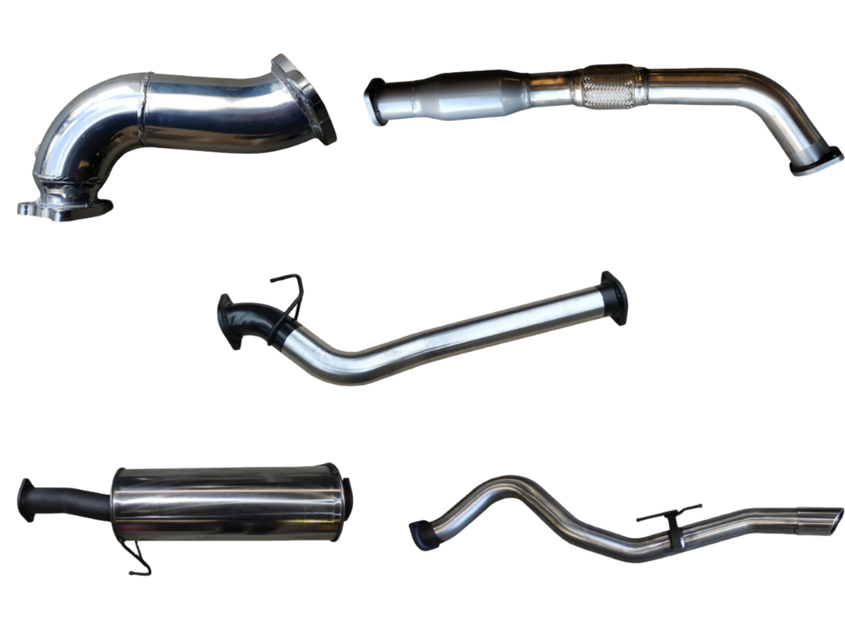 Manta | 3″ Turbo Back With Cat & With Muffler | Holden Colorado RC 3.0L LWB Cab Chassis 2008–2010