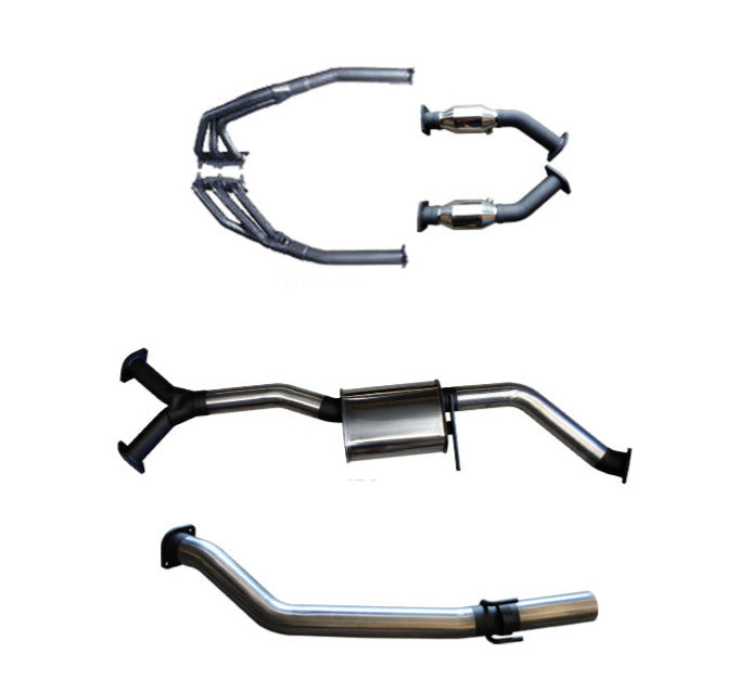 Manta | 3″ Full Exhaust System with Extractors Muffler/Tailpipe | Holden Commodore VZ 3.6L V6 Sedan 2004–2006