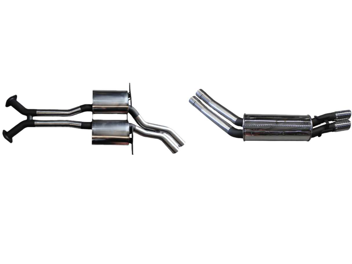 Manta | Dual 2.5″ Cat Back Exhaust System | Holden Commodore VT–VZ V8 Sedan 1997–2006