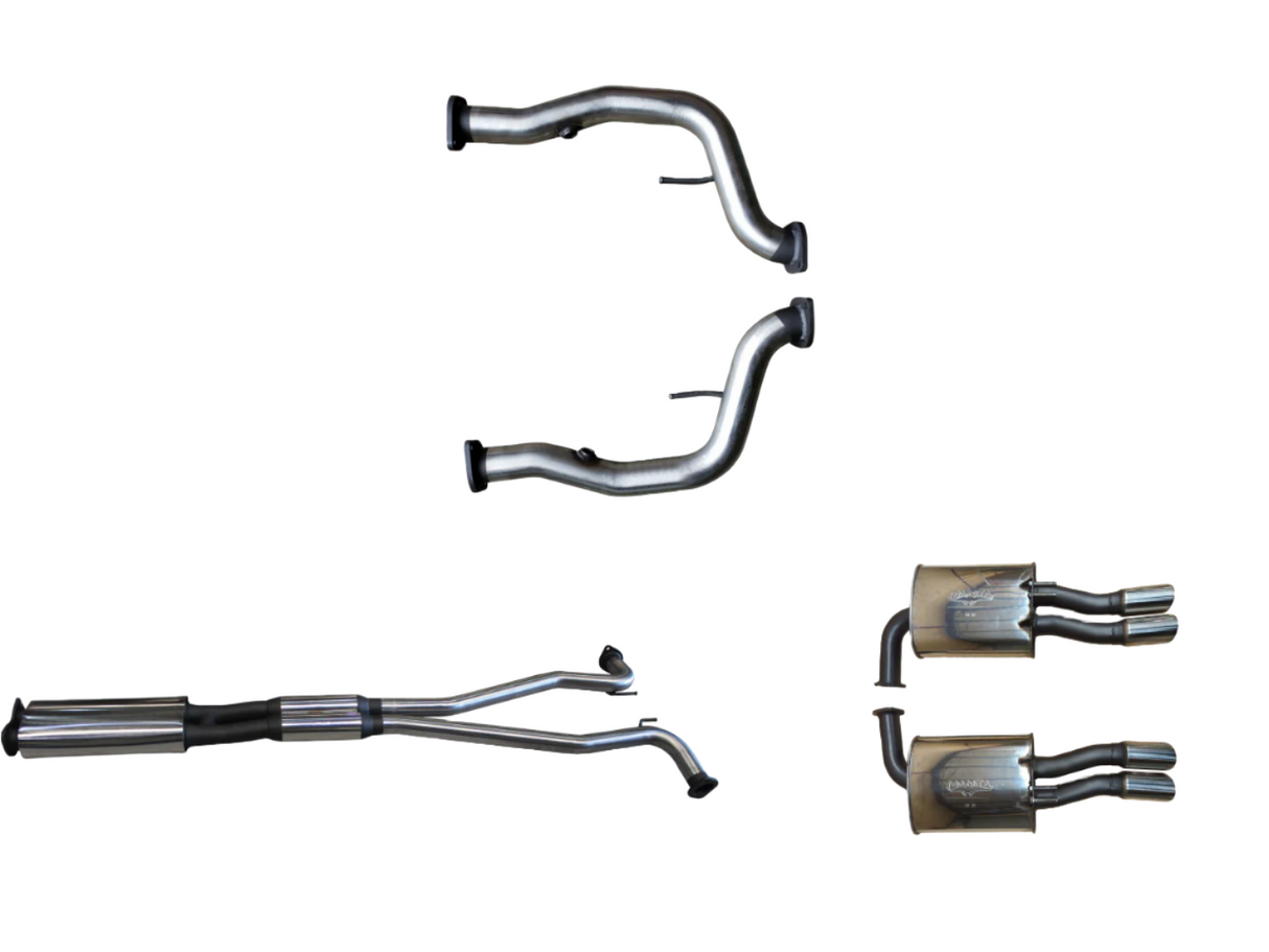 Manta | Twin 2.5″ Cat Back Muffler/Muffler | Holden Commodore VE VF Ute V8 & 3.6L SIDI, HSV Maloo 2007–2017