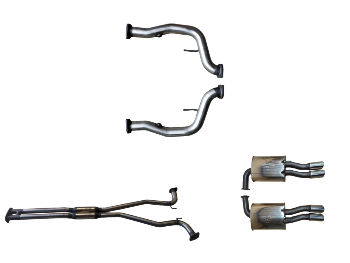 Manta | Twin 2.5″ Cat Back Hotdog/Muffler | Holden Commodore VE VF Ute V8 6.0L 6.2L & 3.6L SIDI, HSV Maloo 2007–2017
