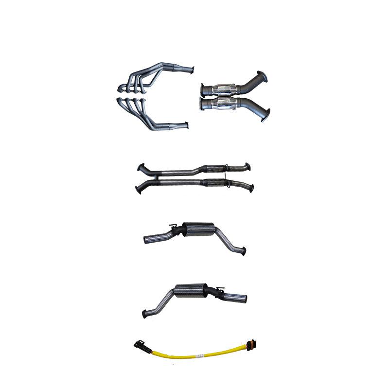 Manta | Twin 3in Full Exhaust System with 1 7/8in Extractors Hotdog Muffler | HSV Maloo VY VZ 5.7L 6.0L V8 Ute 2002–2007