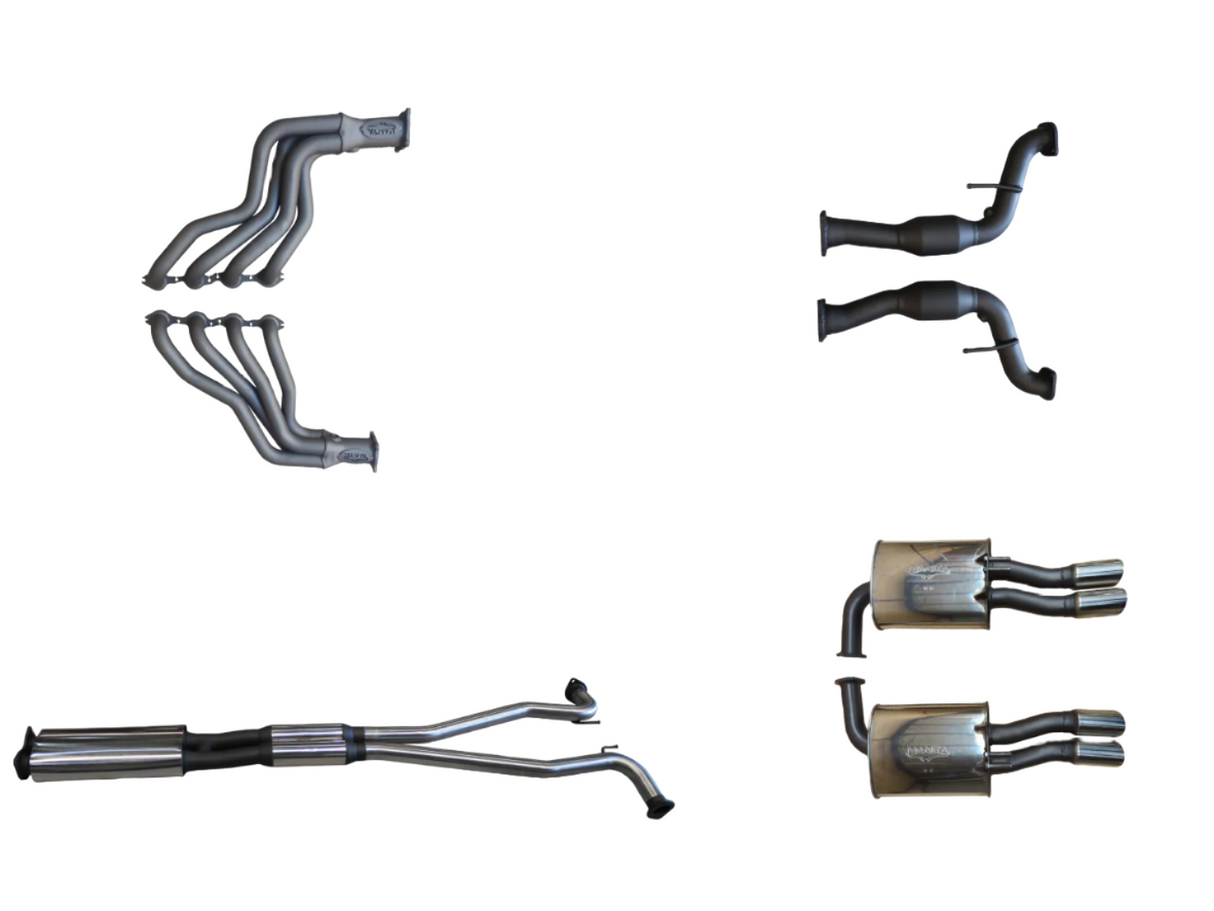 Manta - Holden Commodore Ute (2013-2017) VF 6.0L, 6.2L V8 Ute 2.5in With Extractors Muffler/Muffler