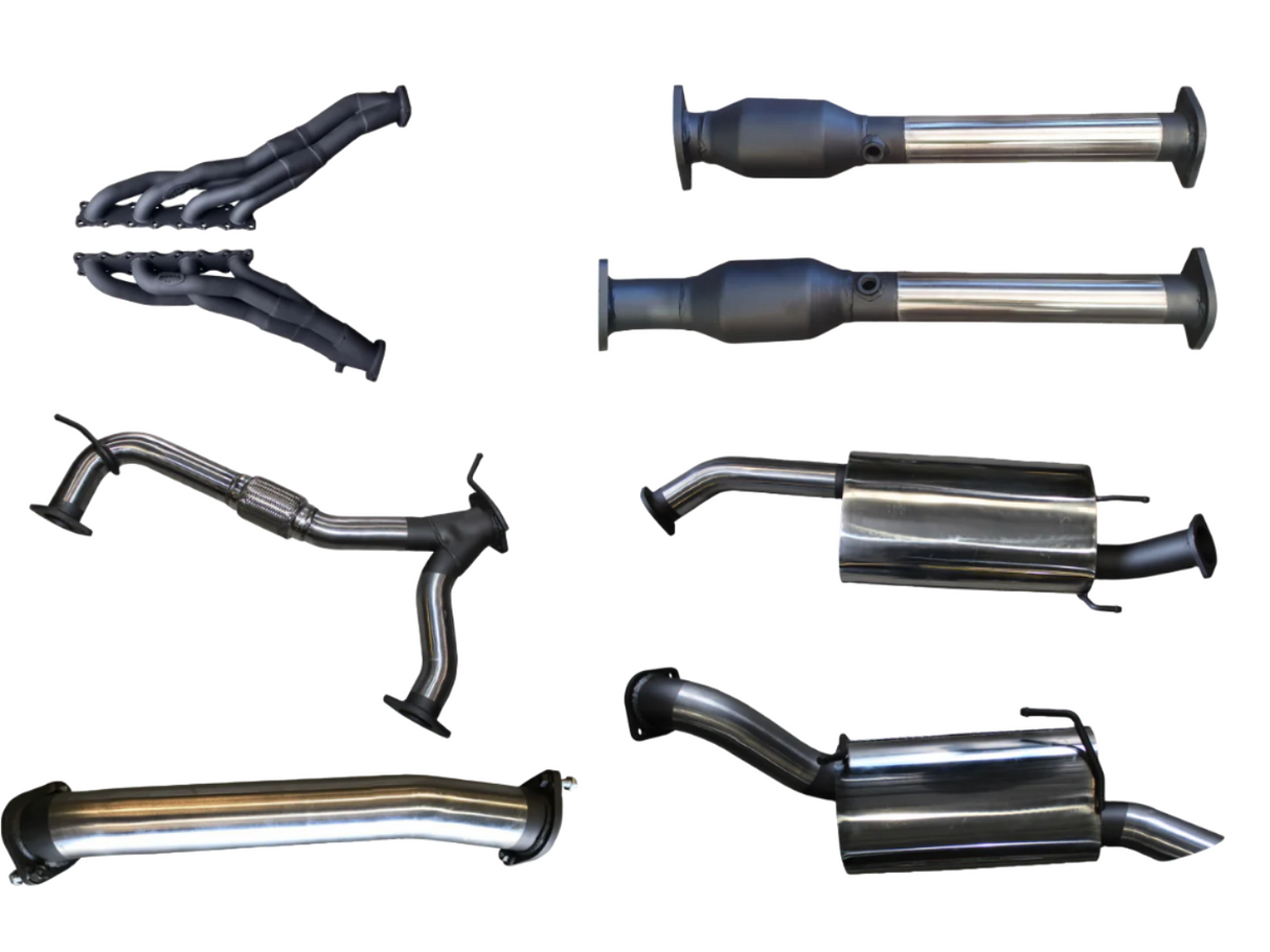 Manta | 3″ Full Exhaust System with Extractors, Hi Flow Cats & Centre Muffler | Nissan Patrol Y62 5.6L V8 & Infiniti QX80 Wagon 2012–2025