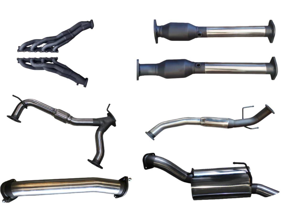Manta | 3″ Full Exhaust System with Extractors, Hi Flow Cats & Centre Hotdog | Nissan Patrol Y62 5.6L V8 & Infiniti QX80 Wagon 2012–2025
