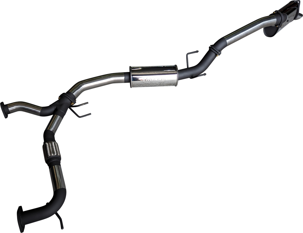 Manta | 3″ Cat Back Exhaust with Small Centre Muffler | Nissan Patrol Y62 5.6L V8 & Infiniti QX80 Wagon 2012–2025