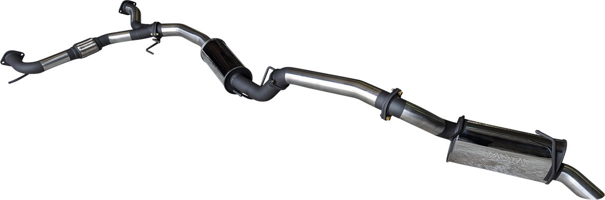 Manta | 3″ Cat Back Exhaust with Small Centre Muffler | Nissan Patrol Y62 5.6L V8 & Infiniti QX80 Wagon 2012–2025