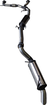 Manta | 3″ Cat Back Exhaust with Small Centre Muffler | Nissan Patrol Y62 5.6L V8 & Infiniti QX80 Wagon 2012–2025