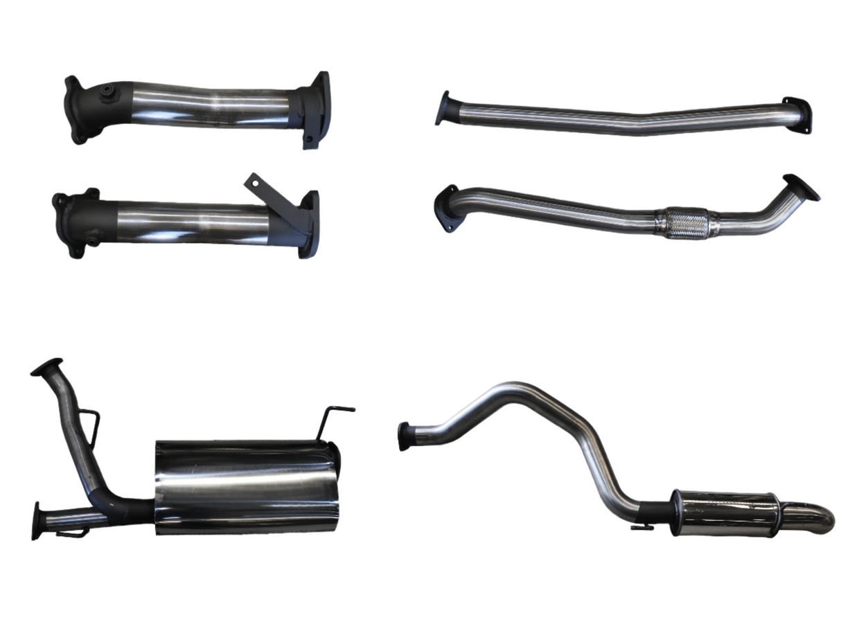 Manta | 2.5″ Dual into 3″ Turbo Back without Cats with Muffler & Dump Tip | Toyota Landcruiser VDJ200 2007–2015